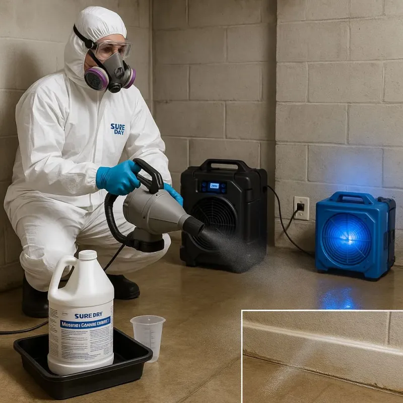 Sanitization and Odor Removal process in Ocean Gate, NJ