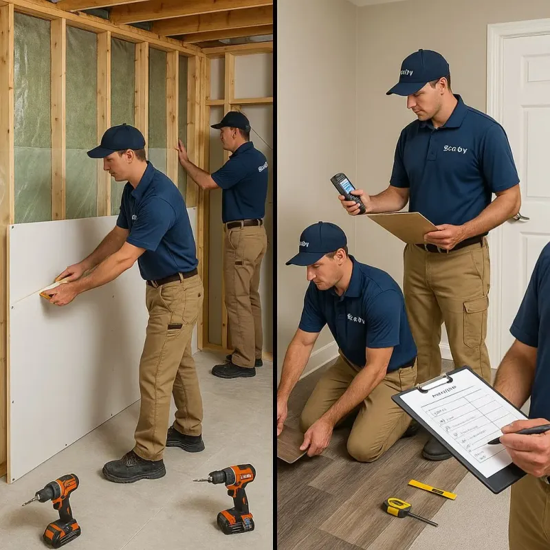 Repairs and Reconstruction process in Ocean Gate, NJ